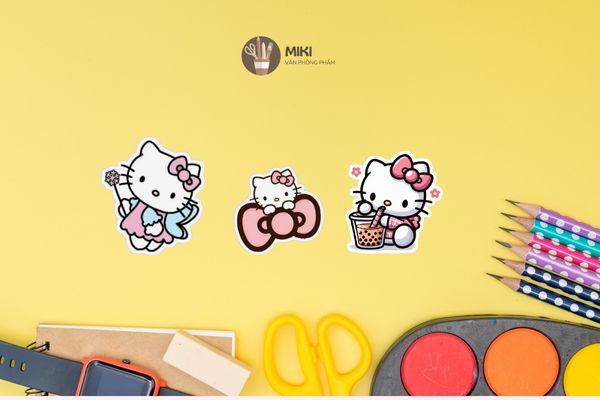 Nhãn dán sticker hello kitty