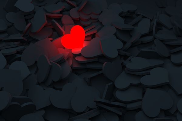 Trái tim cô đơn sticker buồn
