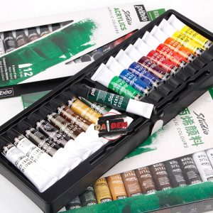 Màu acrylic vẽ trên chất liệu gì